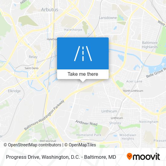 Progress Drive map