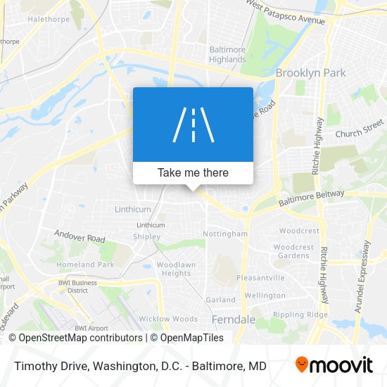 Timothy Drive map