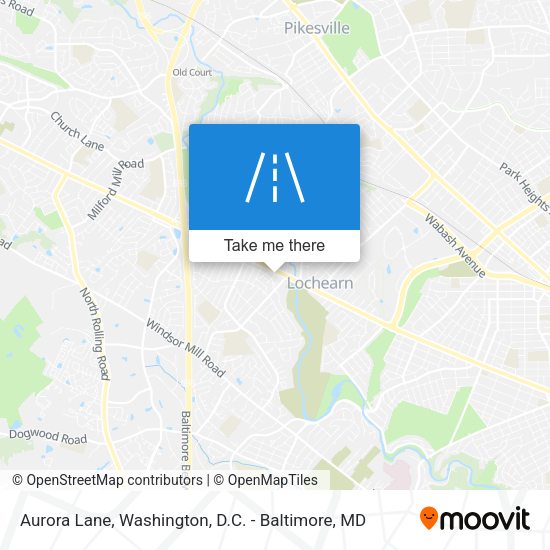 Aurora Lane map