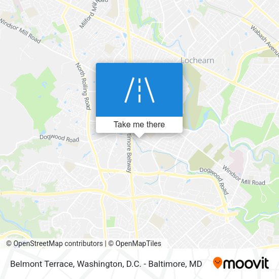 Mapa de Belmont Terrace
