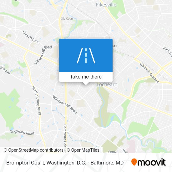 Mapa de Brompton Court