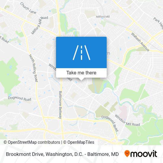 Brookmont Drive map