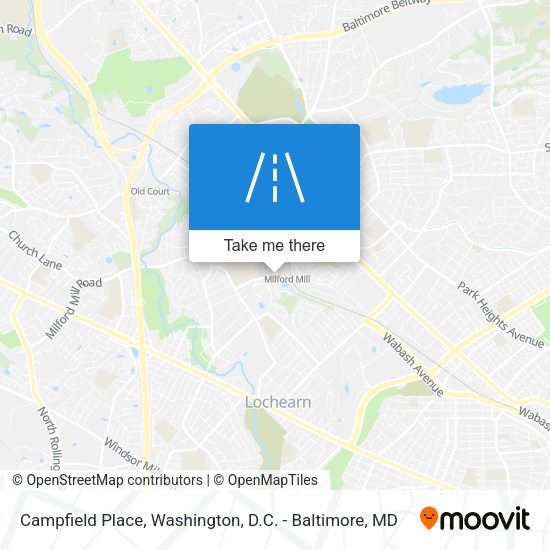Mapa de Campfield Place
