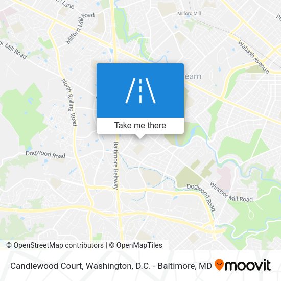 Mapa de Candlewood Court