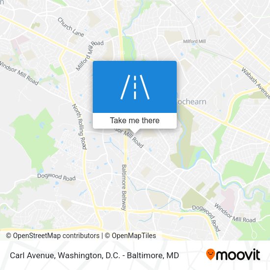 Mapa de Carl Avenue