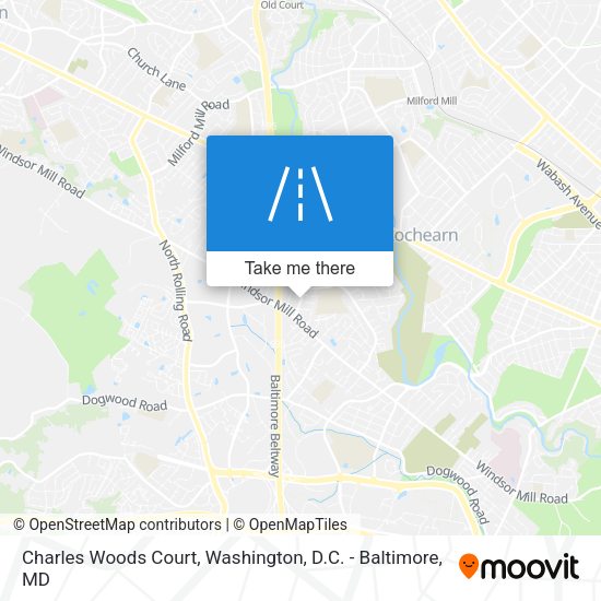 Mapa de Charles Woods Court