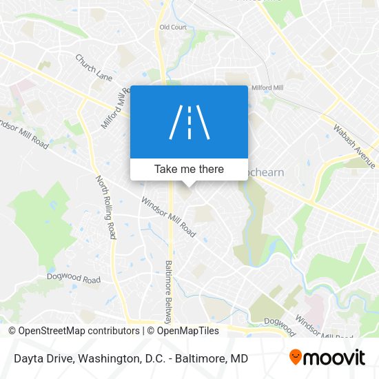 Dayta Drive map