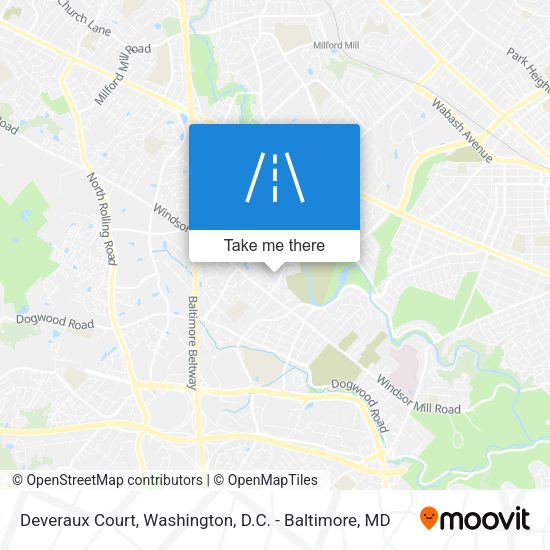 Deveraux Court map