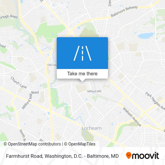 Farmhurst Road map