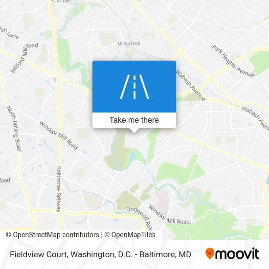 Mapa de Fieldview Court