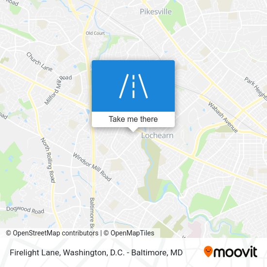 Firelight Lane map