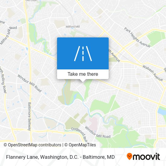 Mapa de Flannery Lane