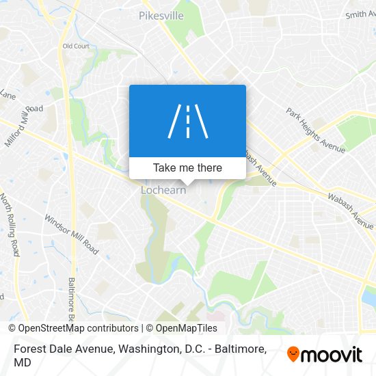 Mapa de Forest Dale Avenue