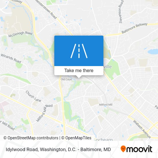 Mapa de Idylwood Road