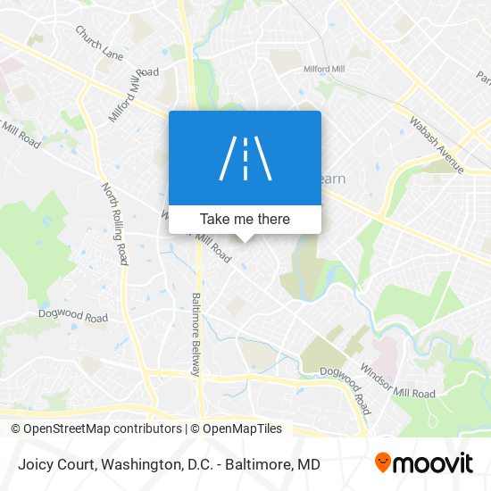 Joicy Court map