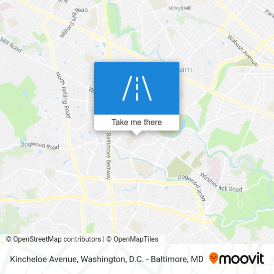 Kincheloe Avenue map