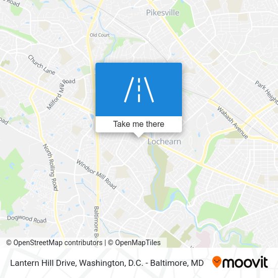 Mapa de Lantern Hill Drive