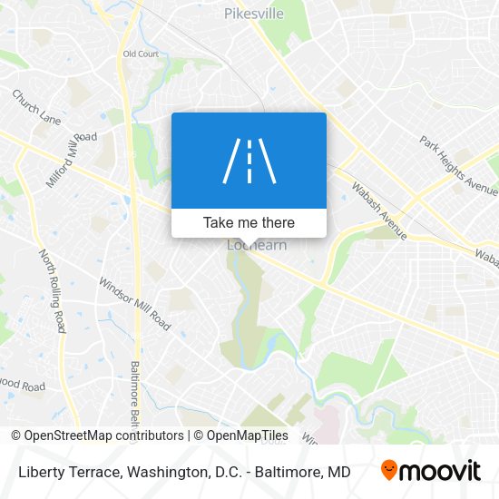 Liberty Terrace map