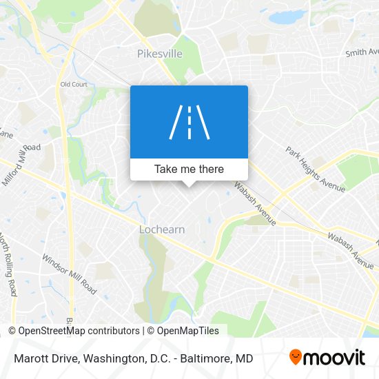 Mapa de Marott Drive