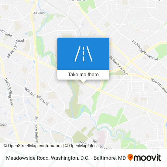 Meadowside Road map