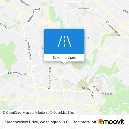 Meadowview Drive map