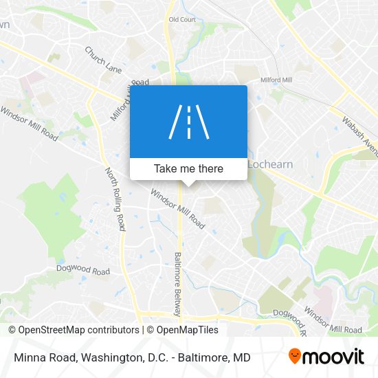 Mapa de Minna Road