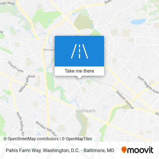 Pahls Farm Way map