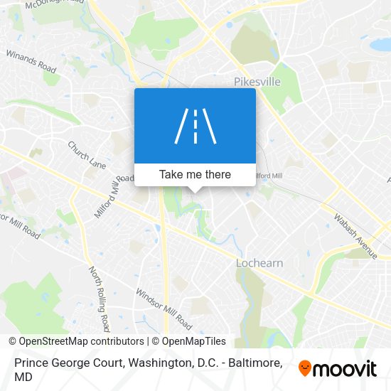 Prince George Court map