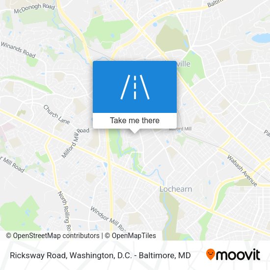 Mapa de Ricksway Road