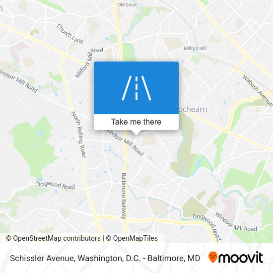 Schissler Avenue map