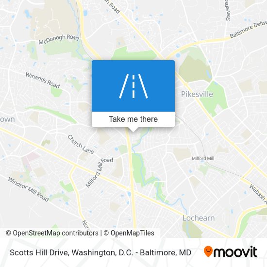 Mapa de Scotts Hill Drive