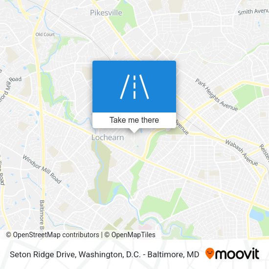 Seton Ridge Drive map