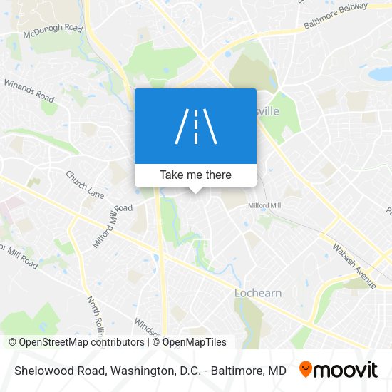 Shelowood Road map