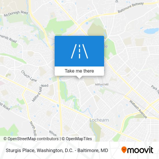 Mapa de Sturgis Place