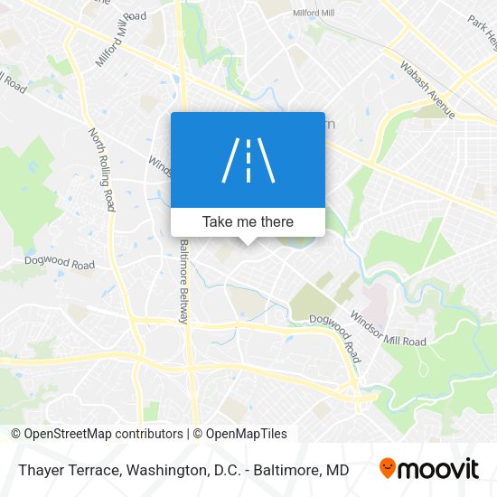 Thayer Terrace map