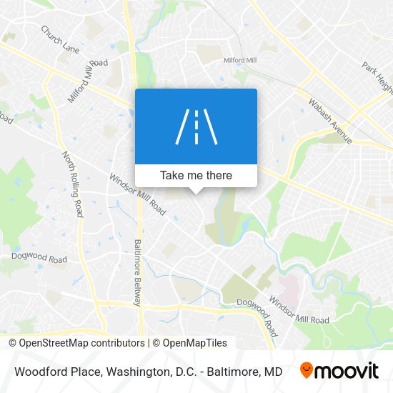 Woodford Place map