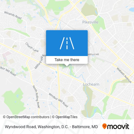 Mapa de Wyndwood Road