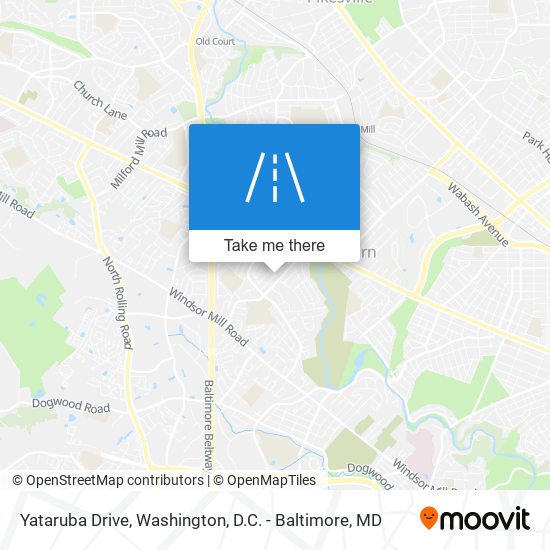 Yataruba Drive map
