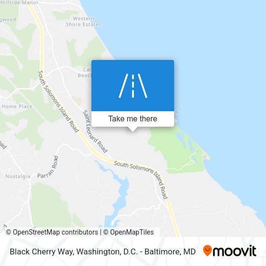 Black Cherry Way map