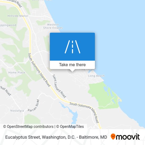 Eucalyptus Street map