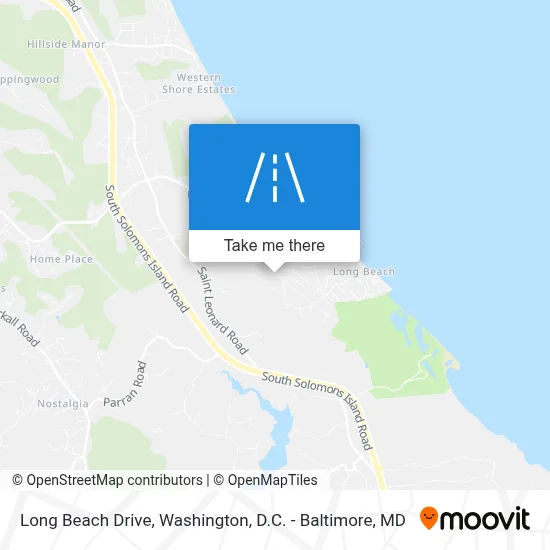 Long Beach Drive map