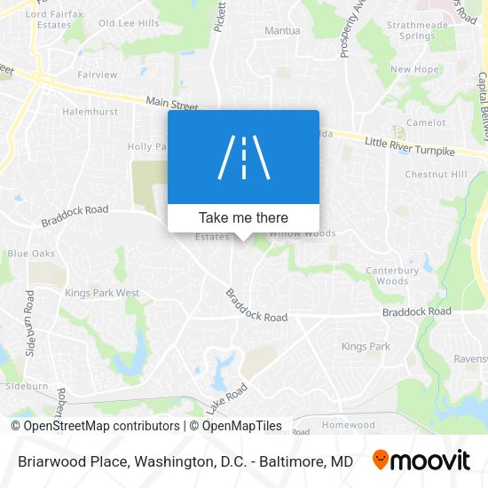 Briarwood Place map