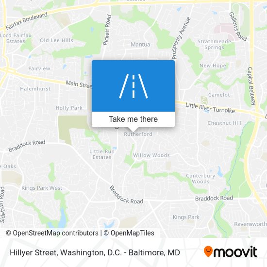 Mapa de Hillyer Street