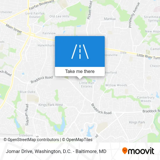 Jomar Drive map