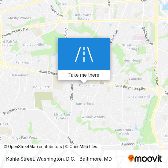 Kahle Street map