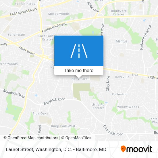Mapa de Laurel Street