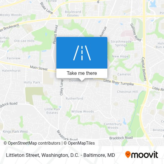 Littleton Street map