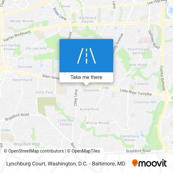 Lynchburg Court map