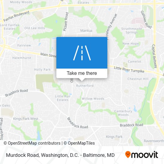 Murdock Road map