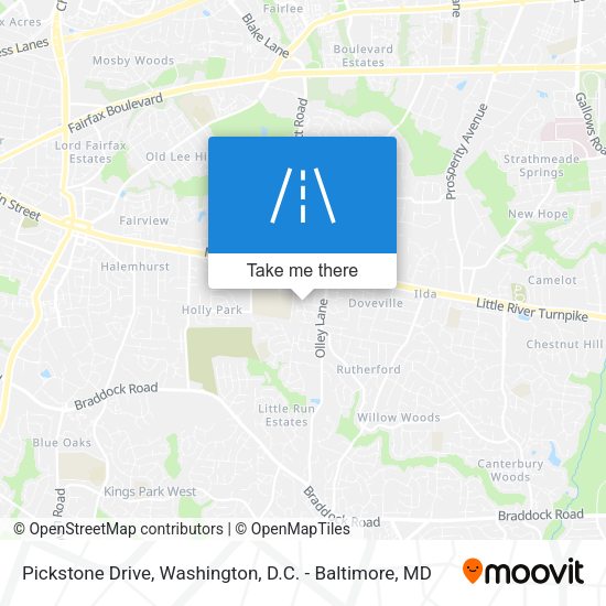 Mapa de Pickstone Drive